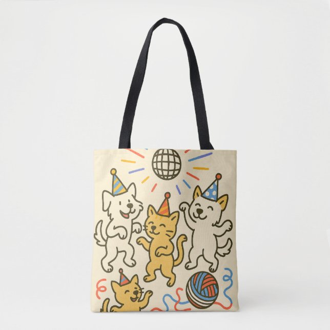 Sac fourre-tout Pawty Animals  (Devant)