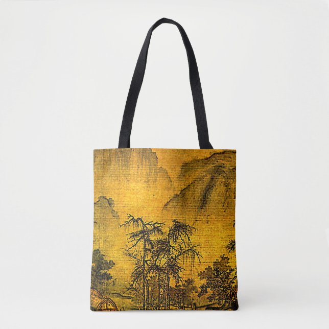 Sac fourre-tout paysager chinois antique (Devant)