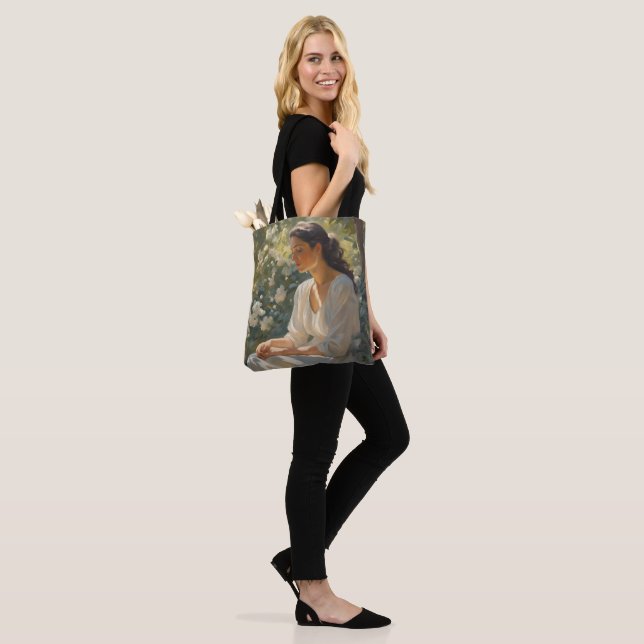 Sac fourre-tout - Peinture à l'huile Conception de (Sur le modèle)
