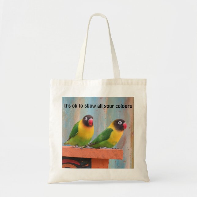 Sac fourre-tout perroquet (Devant)