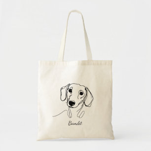 Sac fourre-tout personnalisable Dachshund