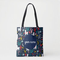 Sac fourre-tout personnalisé à alpaga