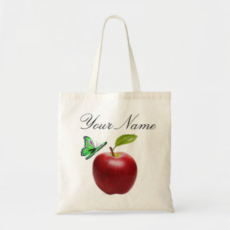 Sac fourre-tout personnalisé à APPLE et à PAPILLON