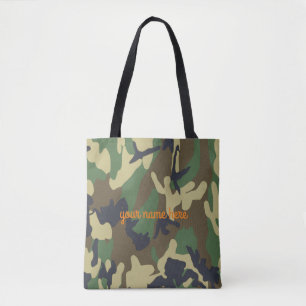 Sac fourre-tout personnalisé à Camo