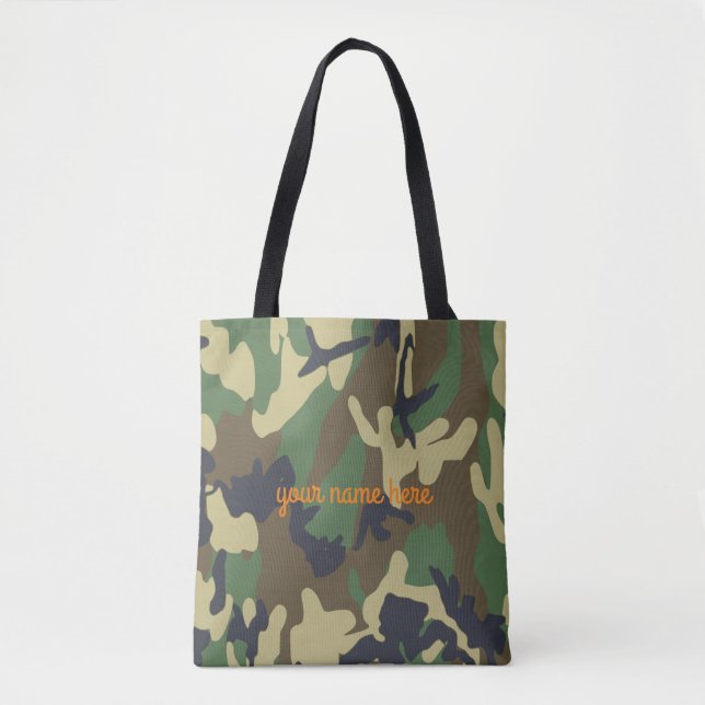 Sac fourre-tout personnalisé à Camo (Devant)