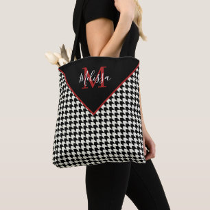Sac fourre-tout personnalisé à carreaux houndstoot