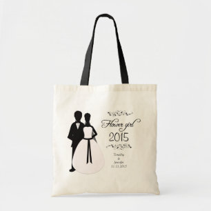 Sac fourre-tout personnalisé à faveur de mariage