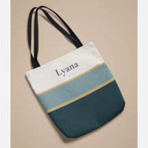 Sac fourre-tout personnalisé à rayures – Luxe mini