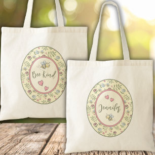 Sac fourre-tout personnalisé abeille gentille