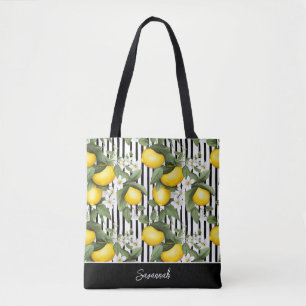Sac fourre-tout personnalisé au citron
