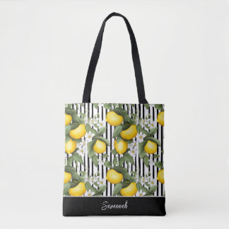 Sac fourre-tout personnalisé au citron