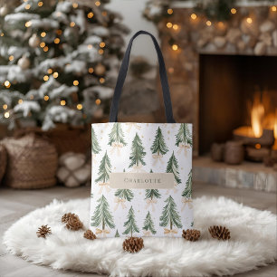 Sac fourre-tout personnalisé avec arbre de Noël à