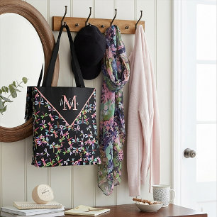 Sac fourre-tout personnalisé avec des libellules c