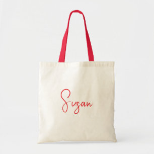 Sac fourre-tout personnalisé avec design en écritu