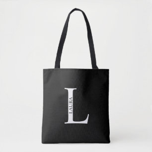 Sac fourre-tout personnalisé avec monogramme et no