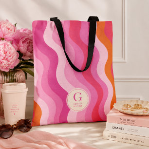 Sac fourre-tout personnalisé avec monogramme et va
