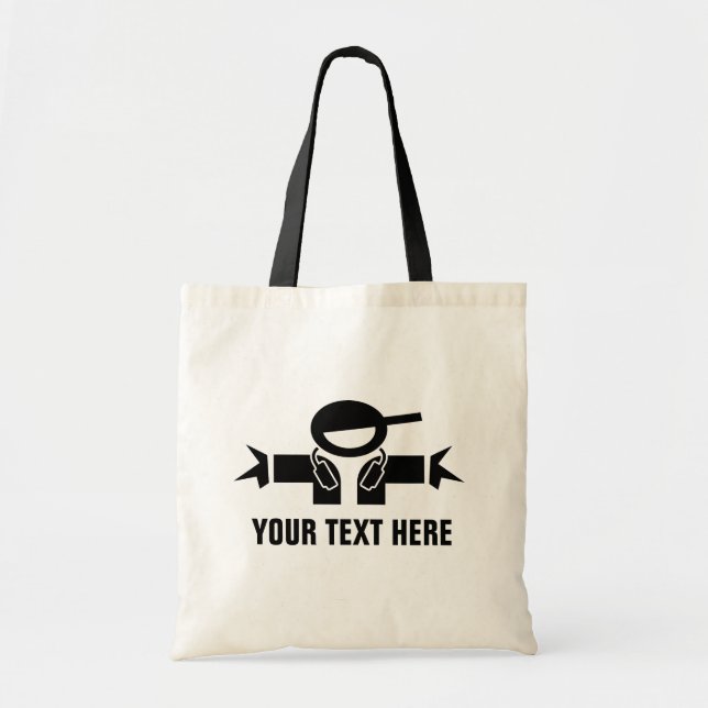 Sac fourre-tout personnalisé avec nom de DJ pour m (Devant)