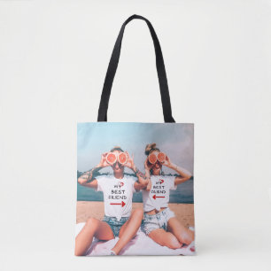Sac fourre-tout personnalisé avec photo d'amitié