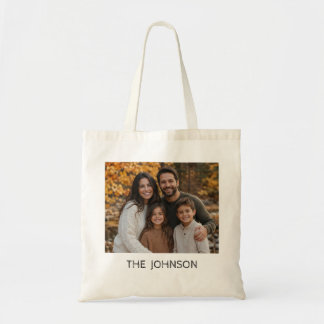 Sac fourre-tout personnalisé avec photo de famille
