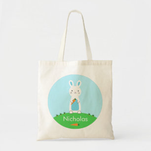 Sac fourre-tout personnalisé Bunny de Pâques