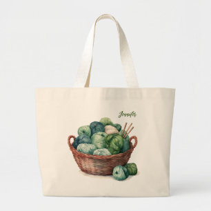 Sac fourre-tout personnalisé de fil à tricoterCade