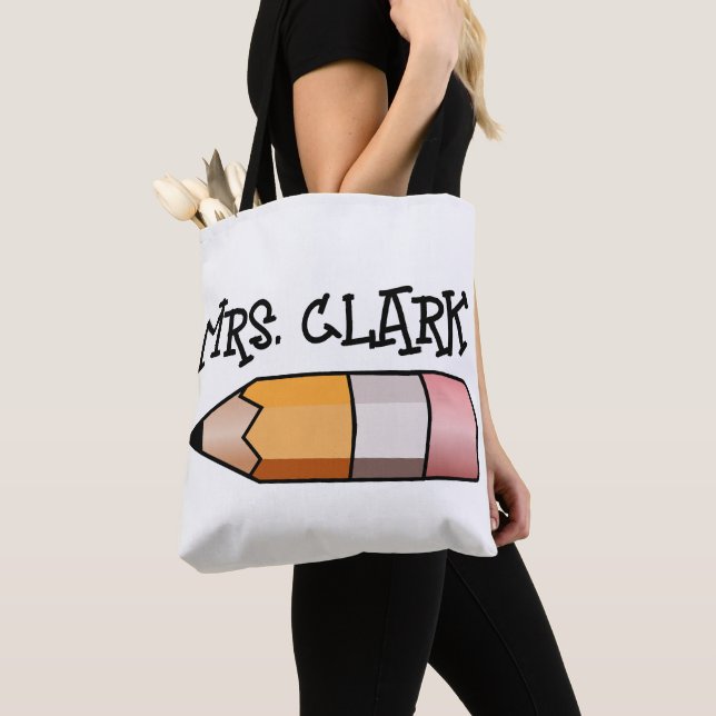 SAC FOURRE-TOUT PERSONNALISÉ DE L'ENSEIGNANT (De près)