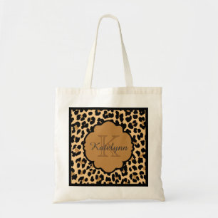 Sac fourre-tout personnalisé Empreinte de léopar