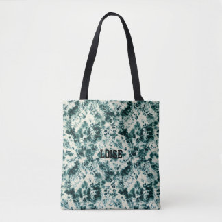 Sac fourre-tout personnalisé en marbre Tie-Dye