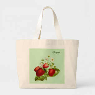 Sac fourre-tout personnalisé fraise