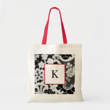 SAC FOURRE-TOUT PERSONNALISÉ INITIAL ANTIQUE MOTIF