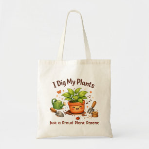 Sac fourre-tout personnalisé « J'adore mes plantes