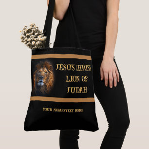 Sac fourre-tout Personnalisé Jésus Christ Lion De