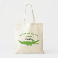 Sac fourre-tout personnalisé par alligator à