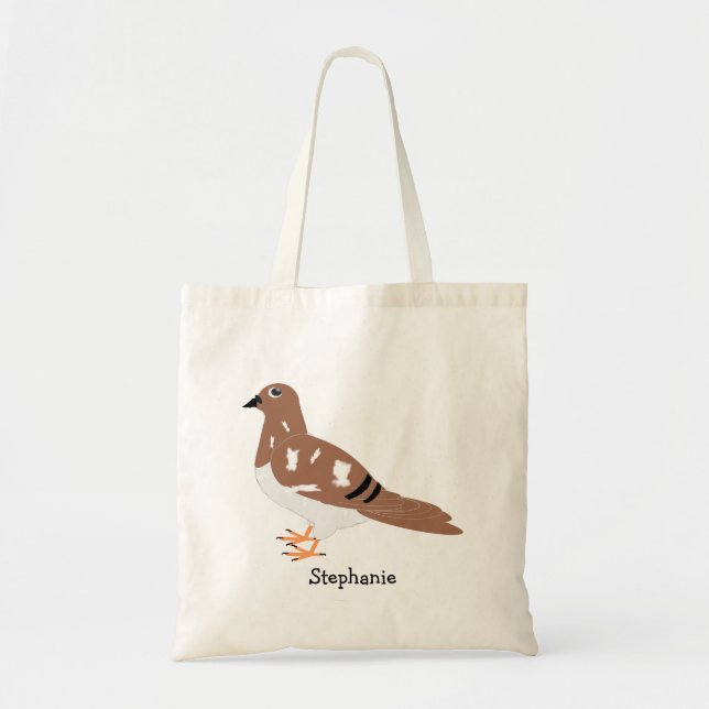 Sac fourre-tout personnalisé Pigeon Design (Devant)