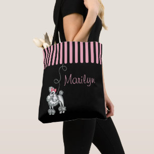 Sac fourre-tout personnalisé Poodle français