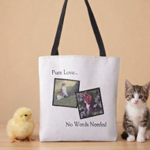 Sac fourre-tout personnalisé pour amoureux des ani