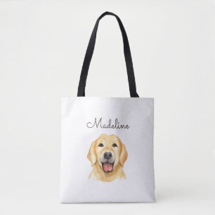 Sac fourre-tout personnalisé pour chien mignon