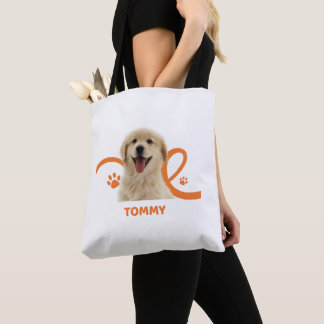 Sac fourre-tout personnalisé pour chien | Nom de c