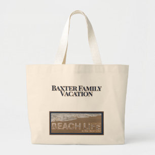 Sac fourre-tout personnalisé pour vacances en fami