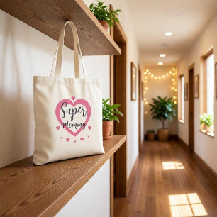 Sac fourre-tout personnalisé Super Maman, meilleur