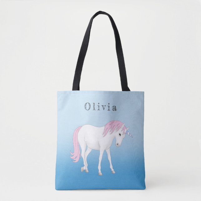 Sac fourre-tout personnalisé Unicorn (Devant)