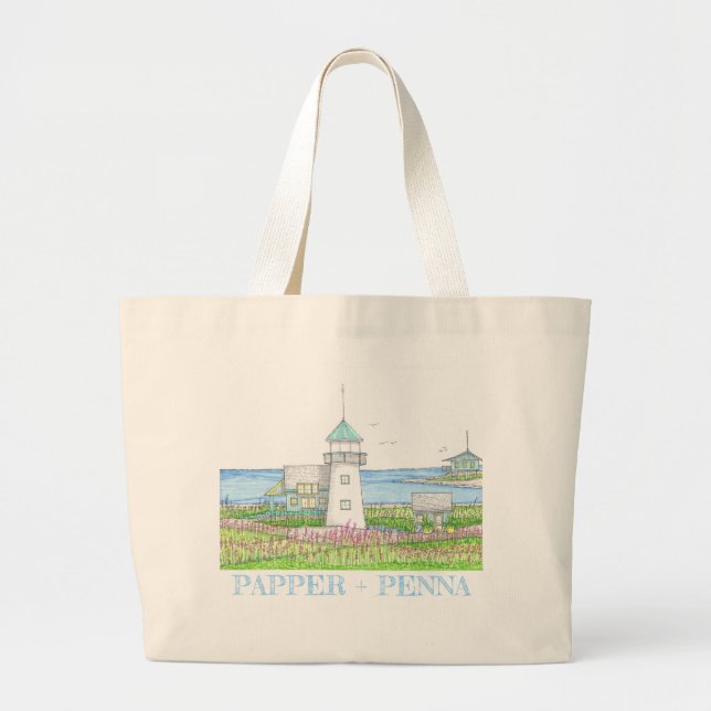 Sac fourre-tout phare blanc (Devant)