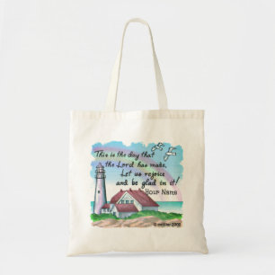 Sac fourre-tout phare chrétien Réjouis-toi