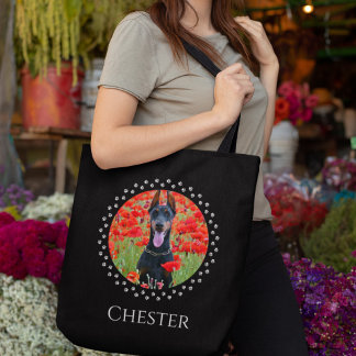 Sac fourre-tout photo de chien - Cadeau personnali