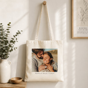 Sac fourre-tout photo de couple   Cadeau de mariag