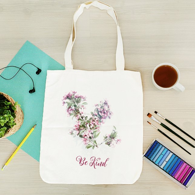 Sac fourre-tout photo de fleurs roses (Pink flower photo tote bag
)