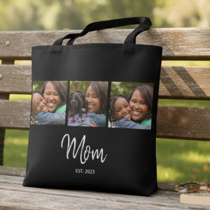 Sac fourre-tout photo noir 3 Mom Established Scrip