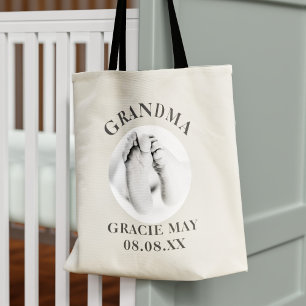 Sac fourre-tout photo nouveau bébé grand-parent gr