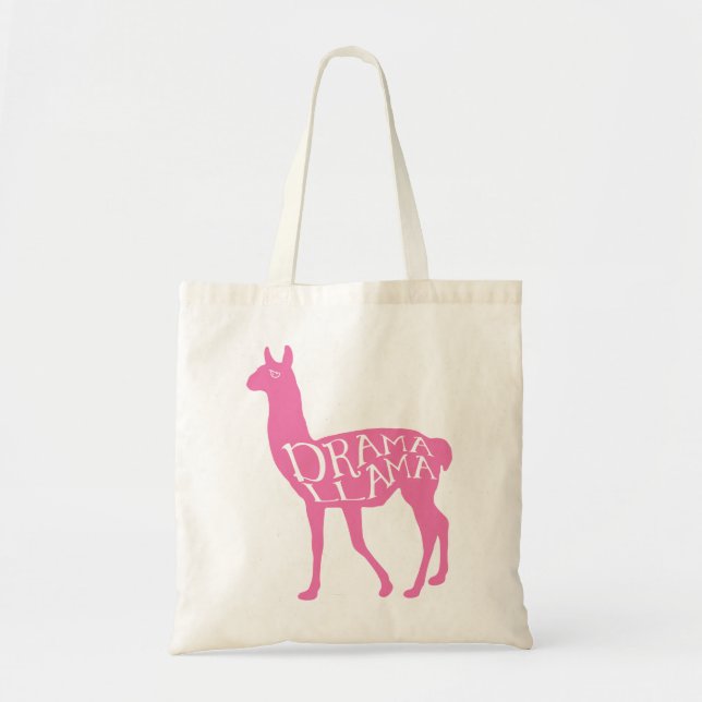 Sac fourre-tout Pink Drama Llama (Devant)
