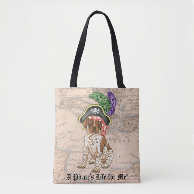 Sac fourre-tout Pirate allemand à pointer court (Devant)
